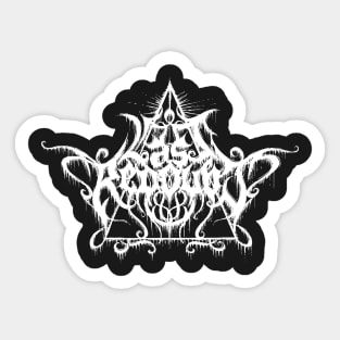 Last Redoubt Modern Design (white) Sticker